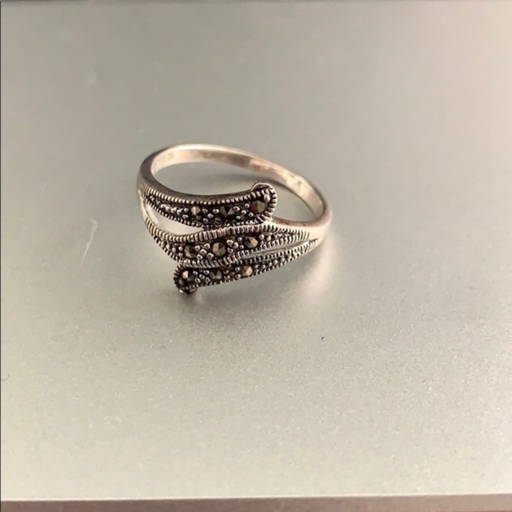sterling silver modern ring